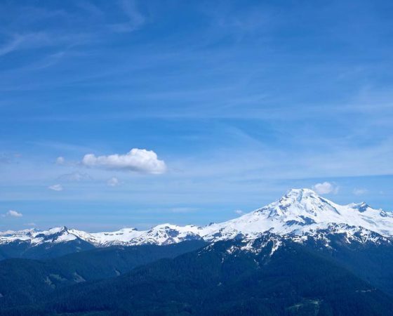 Mount Baker from National Park in Bellingham