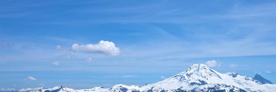 Mount Baker from National Park in Bellingham