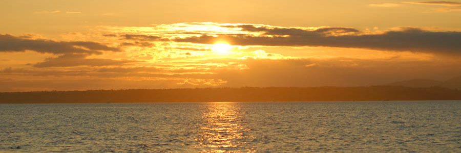 West Seattle Sunset on Alki Beach