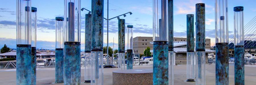 Downtown Tacoma Lantern Statues