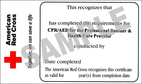 ARC CPR Card